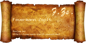 Feuermann Zsolt névjegykártya